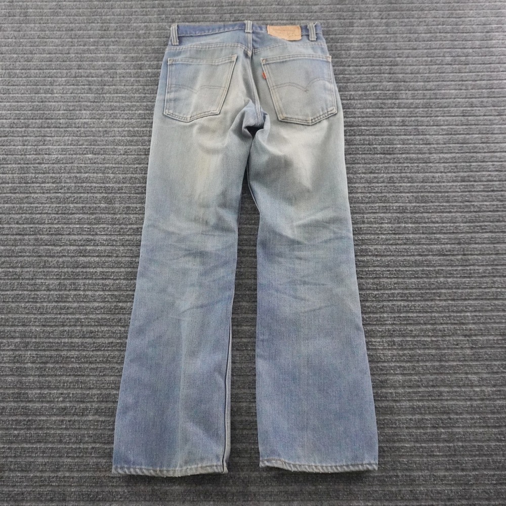 Vintage 70s Levi's 517 Bootcut Jeans Mens 29x29 Blue Orange Tab USA Made